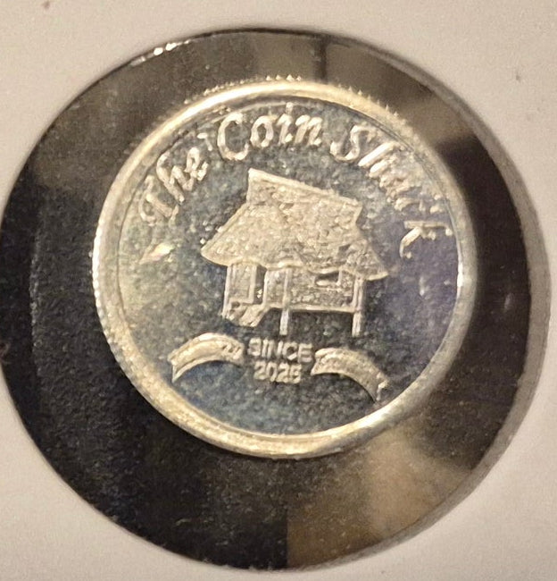 1 Gram .999 Silver Round