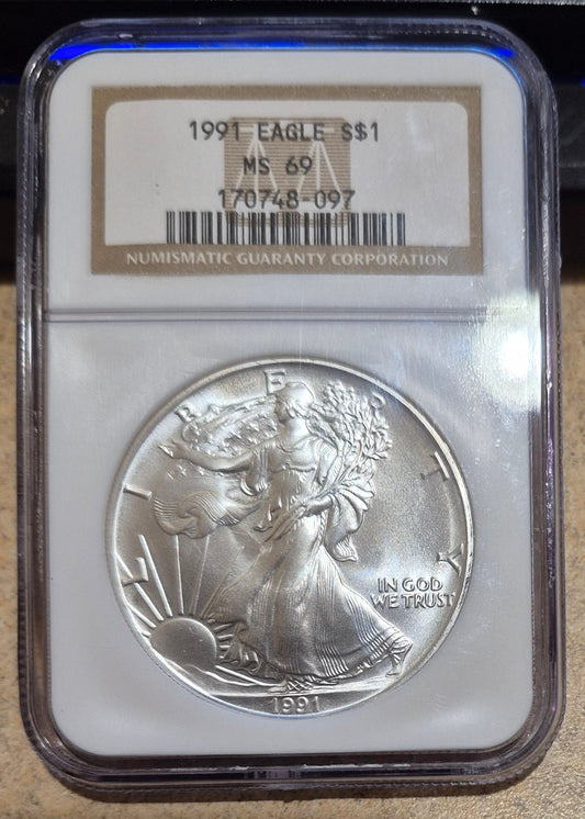 1991 Silver Eagle MS69
