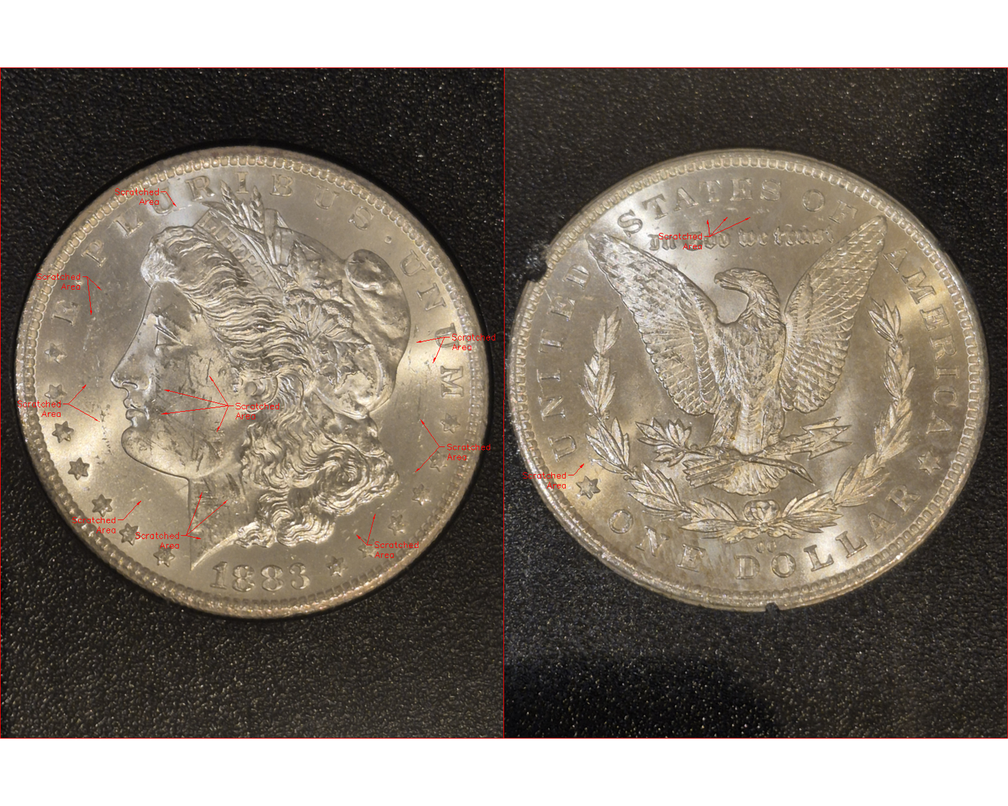 1883-CC Morgan Dollar Uncirculated